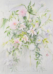 Fleurs de mariage pour Louisa et Robert, 1993